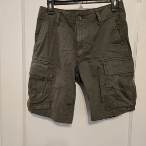 Men's Olive Cargo Shorts